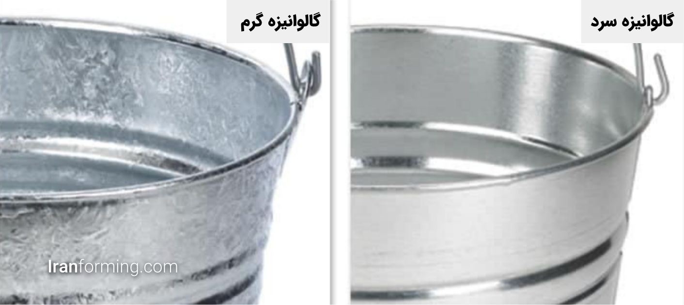مقایسه گالوانیزه گرم و سرد